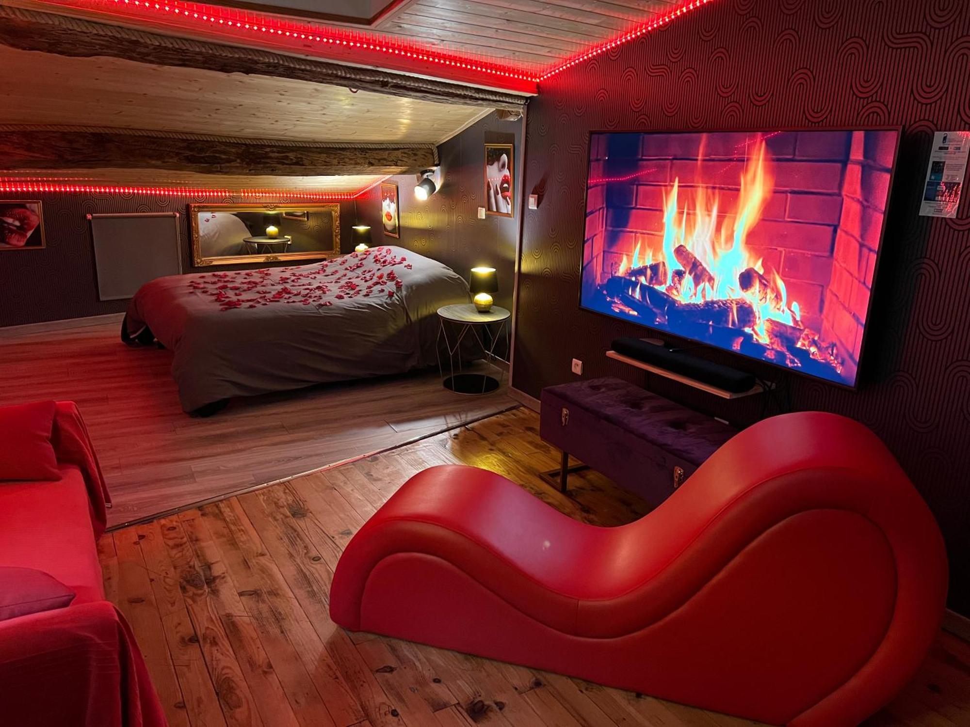 Bed and Breakfast La Parenthese Nievroz Habitación foto